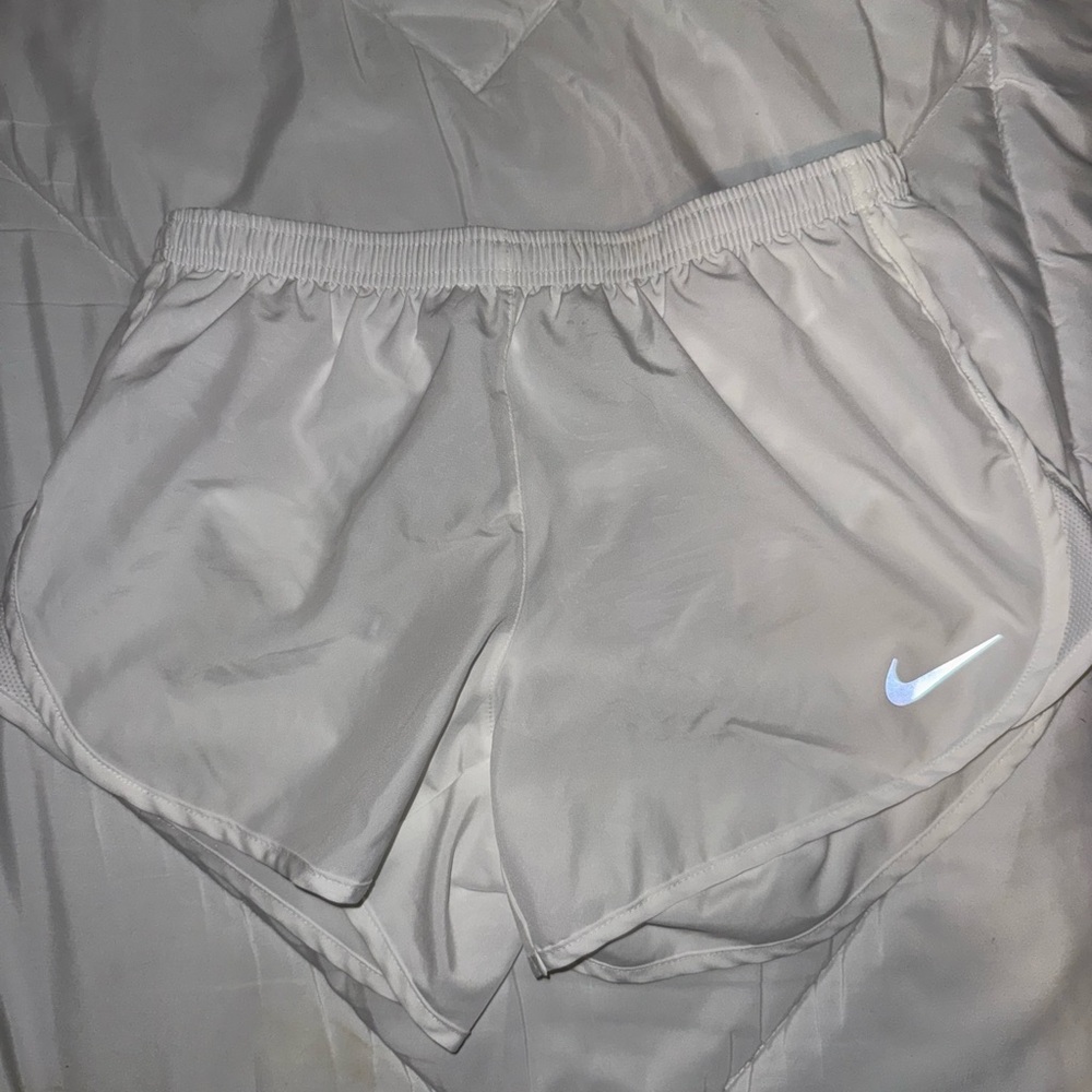 Nike Women's Light Gray Athletic Shorts
